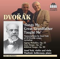 Foto van Antonín dvořák: songs my great-grandfather taught me - cd (5060113441003)