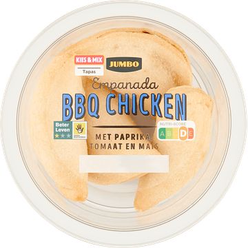 Foto van Jumbo empanada bbq chicken 80g aanbieding bij jumbo | 3 voor 6.00