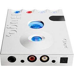 Foto van Chord electronics hugo 2 silver draagbare dac en hoofdtelefoon versterker