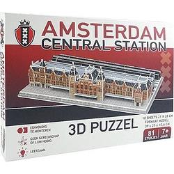 Foto van Pro-lion centraal station amsterdam - 3d puzzel (81)