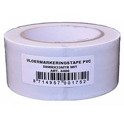 Foto van Verlofix vloermarkeringtape 50 mm x 33 m pvc wit