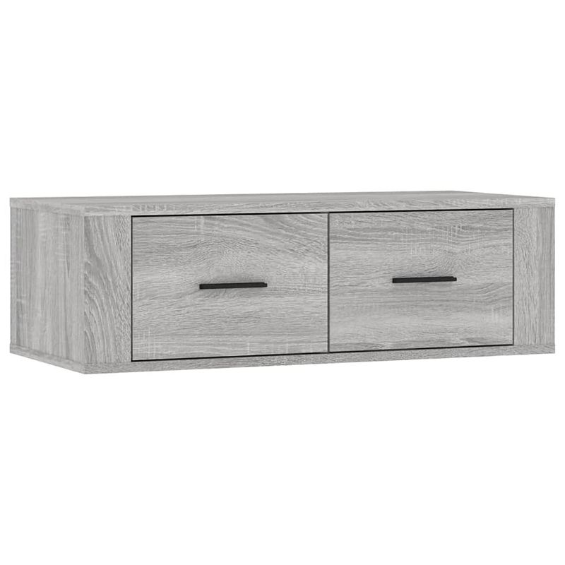 Foto van Vidaxl tv-hangmeubel 80x36x25 cm bewerkt hout grijs sonoma eikenkleur