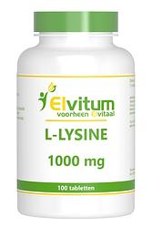 Foto van Elvitum l-lysine 1000mg tabletten