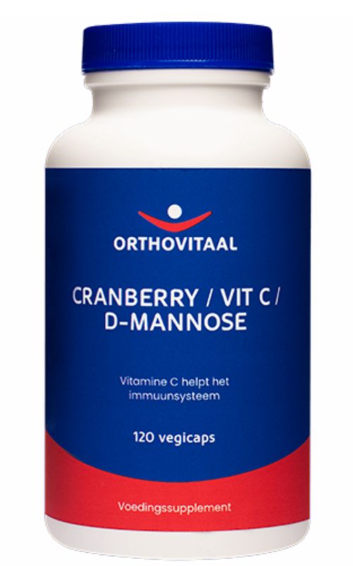 Foto van Orthovitaal cranberry vitamine c d-mannose vegicaps