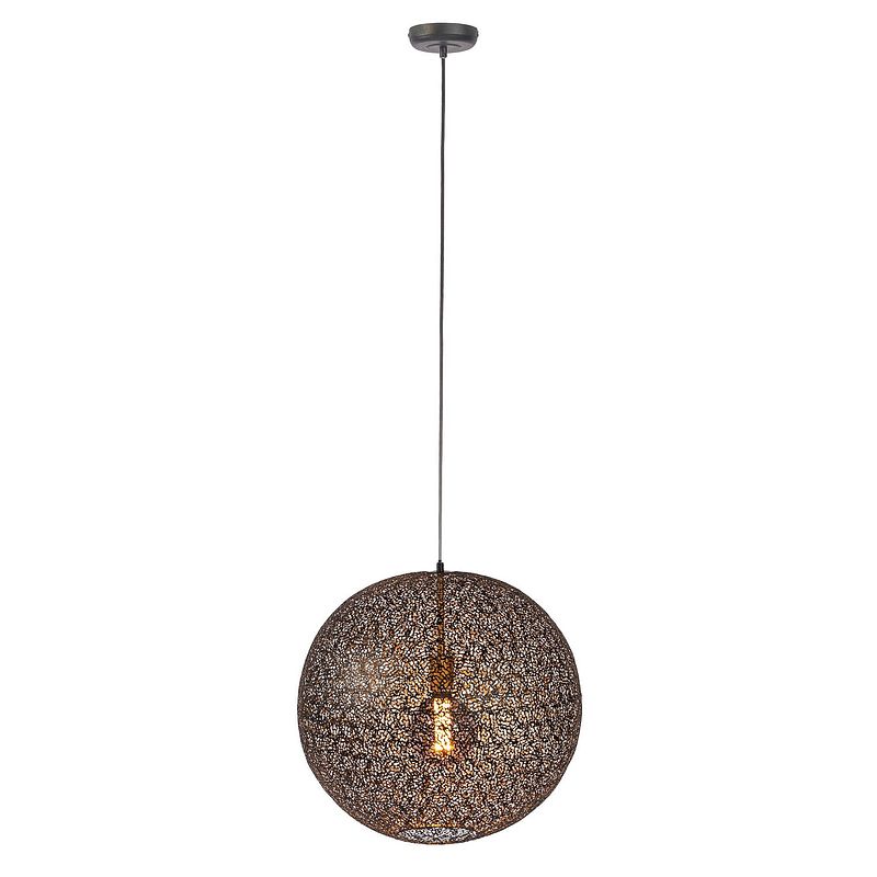 Foto van Sense's living hanglamp l.a. 50 x 150 cm e27 staal 40w zwart