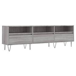 Foto van Vidaxl tv-meubel 150x30x44,5 cm bewerkt hout grijs sonoma eikenkleurig