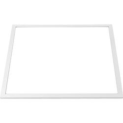 Foto van Led paneel - aigi - 30x30 helder/koud wit 6000k - 12w inbouw vierkant - mat wit - aluminium - flikkervrij