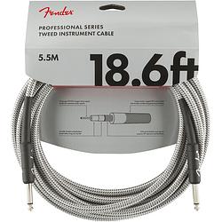 Foto van Fender professional tweed instrumentkabel 5.5 meter wit