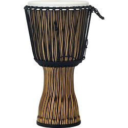 Foto van Pearl pbjvr-12/698 rope tuned djembe zebra grass 12 inch