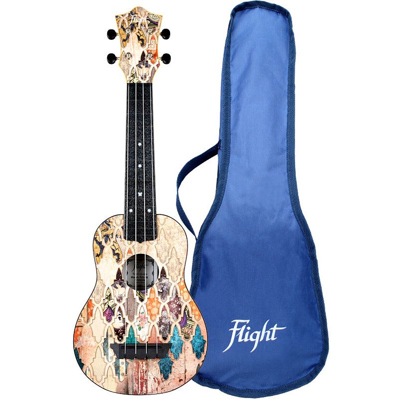 Foto van Flight travel series tus40 granada travel sopraan ukelele met gigbag