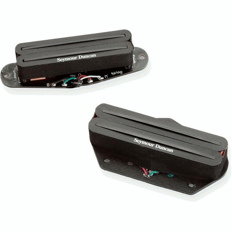 Foto van Seymour duncan sthr-1 hot rails tele set gitaarelementen (set van 2)