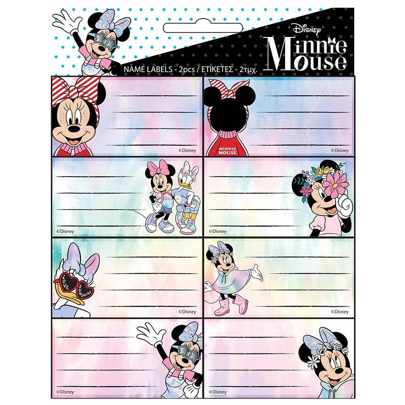 Foto van Disney etiketten minnie mouse junior papier 16 stuks