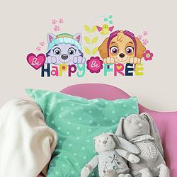 Foto van Muursticker paw patrol roommates happy