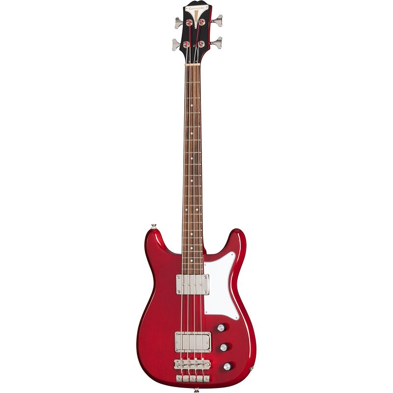 Foto van Epiphone newport bass cherry elektrische basgitaar