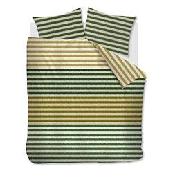 Foto van Beddinghouse dekbedovertrek misha - groen - lits-jumeaux 240x200/220 cm
