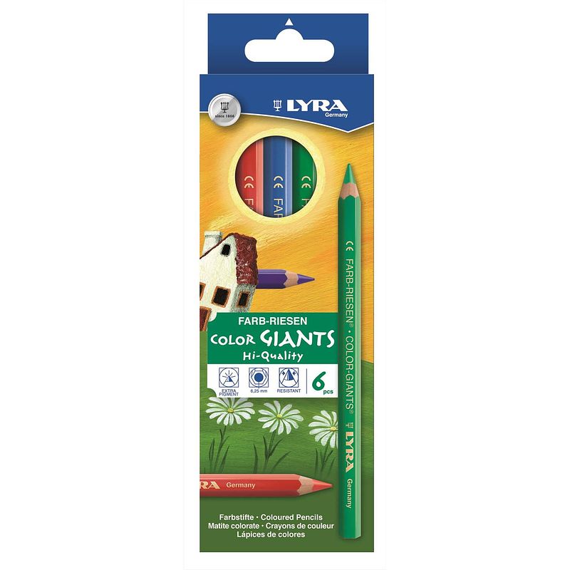 Foto van Lyra box of 6 lyra colour giants®, polished asst'sd
