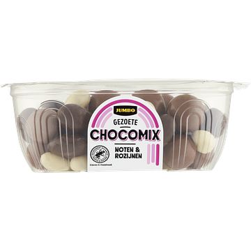 Foto van Jumbo chocolade mix rozijnen 210g