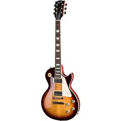 Foto van Gibson original collection les paul standard 60s bourbon burst elektrische gitaar met koffer