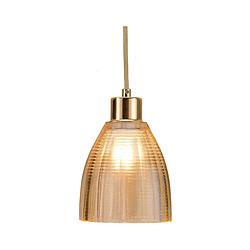 Foto van Pauleen gleaming gold hanglamp - ø133mm - goud glas