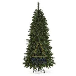 Foto van Royal christmas kunstkerstboom montana slim 195 cm slank model