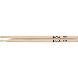 Foto van Nova by vic firth nova-rock hickory drumstokken met houten tip