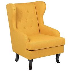 Foto van Beliani alta - fauteuil-geel-polyester