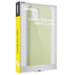 Foto van Accezz liquid silicone backcover iphone 15 pro max telefoonhoesje groen