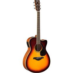 Foto van Yamaha fsx820c bs ii brown sunburst elektrisch-akoestische westerngitaar