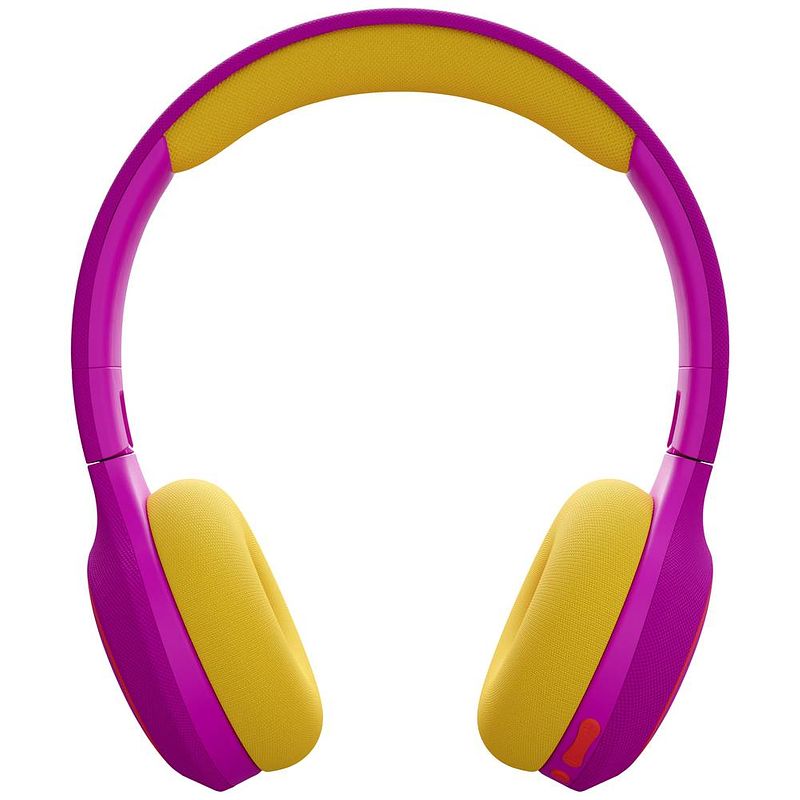 Foto van Tiger media tigerbuddies on ear koptelefoon bluetooth, kabel kinderen stereo crazy pink volumebegrenzing, volumeregeling, vouwbaar