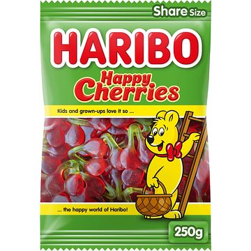 Foto van Haribo happy cherries share size 250g bij jumbo