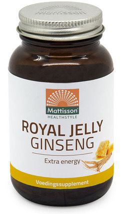 Foto van Mattisson healthstyle ginseng royal jelly capsules