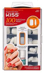 Foto van Kiss 100 full cover nails short square