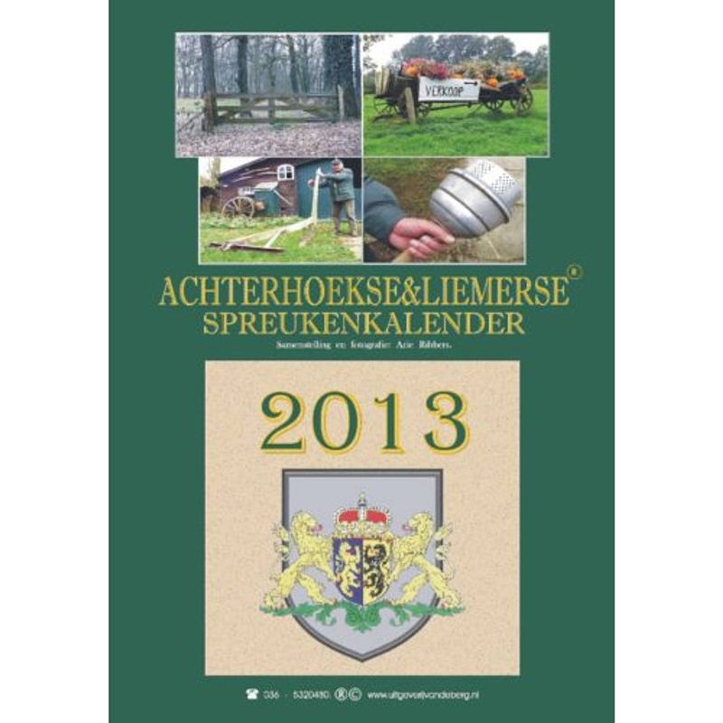 Foto van Achterhoekse & liemerse spreukenkalender / 2013