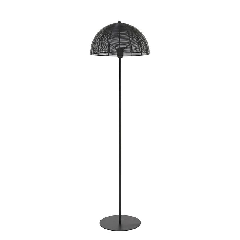 Foto van Light & living - vloerlamp klobu - 40x40x141cm - zwart