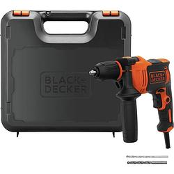 Foto van Black+decker 550w klopboormachine beh550k - 1 snelheid - incl. koffer en boren