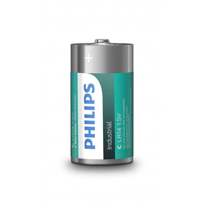 Foto van Philips industrial alkaline c/lr14 10 pack