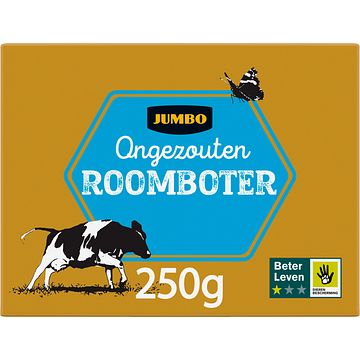 Foto van Jumbo ongezouten roomboter 250g