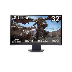 Foto van Lg 32gs60qc-b monitor zwart