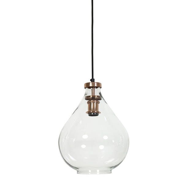 Foto van Light & living - hanglamp ilze - 25x25x36 - helder