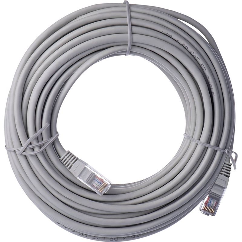 Foto van Discountershop® rj45 cat-5e netwerk ethernet kabel (15.2 meter) 15 meter lan / netwerkkabel / internetkabel / utp kabel