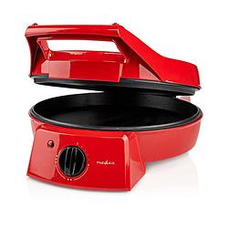 Foto van Nedis pizzamaker en grill- 1800 watt- 30cm- rood