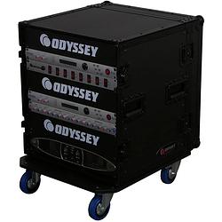 Foto van Odyssey fzar12wbl 19 inch rack met wielen 12 u zwart