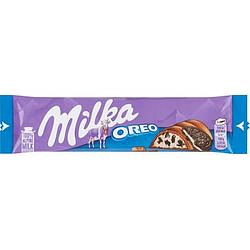 Foto van Milka & oreo chocolade reepje 37g bij jumbo