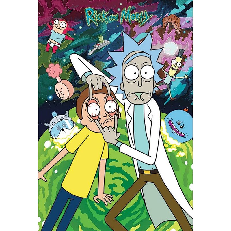 Foto van Pyramid rick and morty watch poster 61x91,5cm