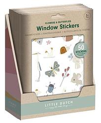 Foto van Little dutch raamstickers - flowers & butterflies set - overig (8785278365489)