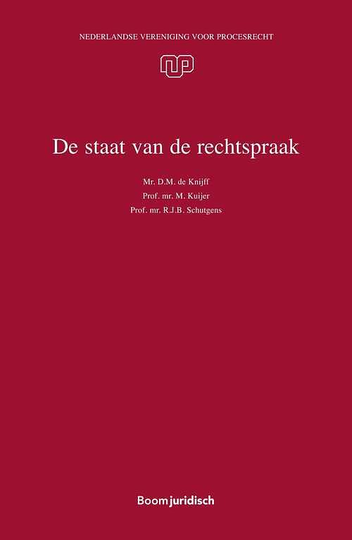 Foto van De staat van de rechtspraak - d.m. de knijff, m. kuijer, r.j.b. schutgens - ebook (9789089745309)