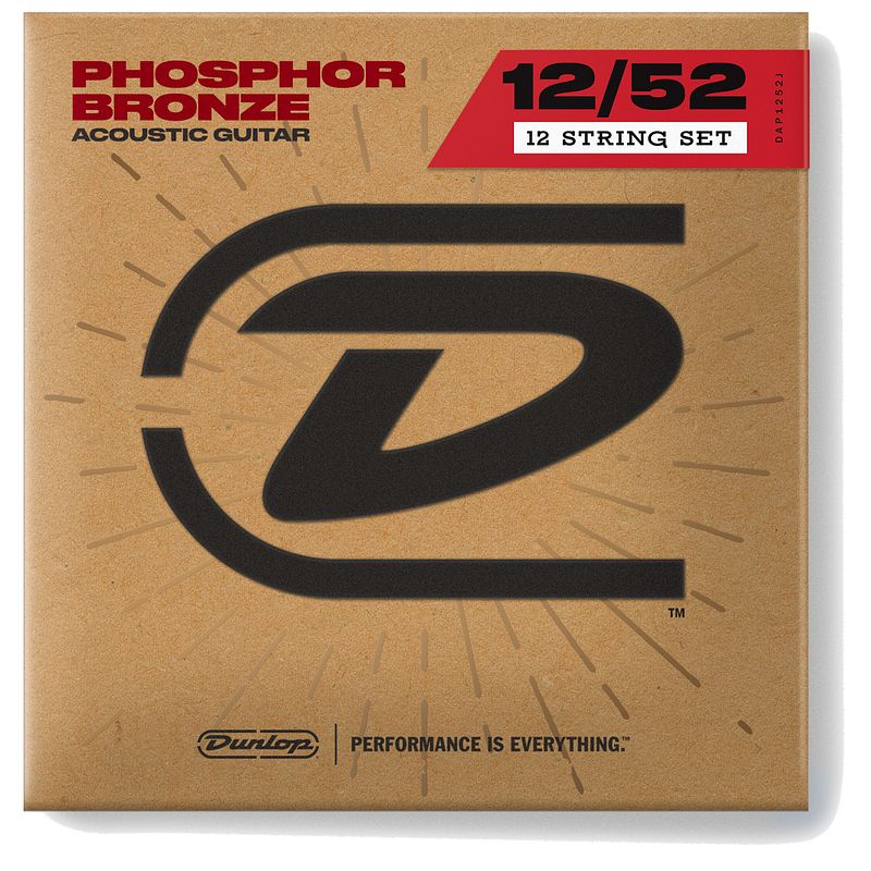 Foto van Dunlop dap1252j phosphor bronze medium 12-56 12-string snarenset