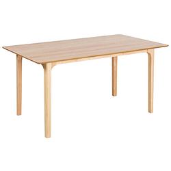 Foto van Beliani delmas - eettafel-lichte houtkleur-mdf