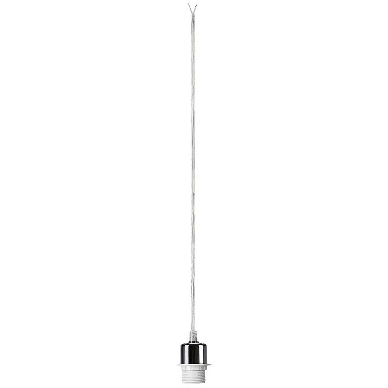 Foto van Slv fenda 132662 hanglamp e27 60 w chroom