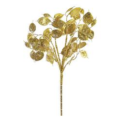 Foto van Countryfield kunsttak lunariaa - goud - 40 cm - kunststof - kunstbloemen